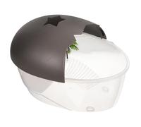 Toddmomy Réservoir à Tortues avec Rampe Habitat Reptile Créatif pour Tortues Aquarium à Couvercle pour Animaux Aquatiques Et Terrestres Modèle
