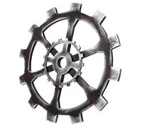 Toddmomy Roue Bois Décoration Engrenage Ornement Murale Vintage Style Industriel Engrenage Rétro Bois
