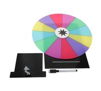 Toddmomy Roue de Récompenses Rotative Tabletop avec Segments Personnalisables Rotation Fluide et Couleurs Vives pour Jeux de Fête Mariages et Carnaval