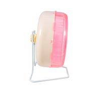 Toddmomy Roue Écureuil pour Animaux De Compagnie Jouet De Roue De Course Support Inclus Rose