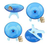 Toddmomy Roue pour Petits Animaux Disque Non Bleu Roue Silencieuse pour Hamster Rat Gerbille Entraînement Sain et Durable