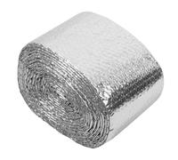 Toddmomy Rouleau Isolant en Aluminium à Bulles Double Face 6 Pouces X 25 Pieds, Film Réfléchissant Argent pour Isolation Thermique des Murs, Maison, Conduits et Combles, Intérieur