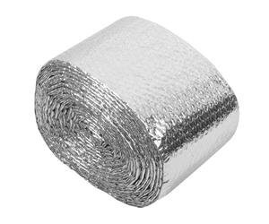 Toddmomy Rouleau Isolant en Aluminium à Bulles Double Face 6 Pouces X 25 Pieds, Film Réfléchissant Argent pour Isolation Thermique des Murs, Maison, Conduits et Combles, Intérieur