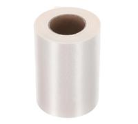 Toddmomy Ruban satiné beige 10 cm x 20 m : Ruban extra large pour cérémonie de découpe, inauguration, emballage cadeau, nœuds de chaises de mariage, décoration de voiture, décoration de fête