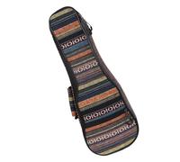 Toddmomy Sac pour Ukulélé Soprano Étui De Transport avec Bandoulière Réglable Pochette De Rangement pour Instruments De Musique