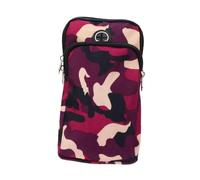 Toddmomy Sacoche Brassard Téléphone Portable Camouflage Étui Zippé Ajustable et Sécurisé pour Sport Randonnée Camping et Loisirs Support Pratique pour Clés Écouteurs et Accessoires