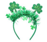 Toddmomy Saint Patrick's Day Green Shamrock Bandband Irish Hair Accessoires Pour Femmes Festival Confortable Heads Pour Les Fêtes Des Mariages Célébrations