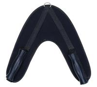 Toddmomy Sangle Abdominale Noire Accessoire D'entraînement en Nylon et PVC Protégeant Le Dos Poitrine pour Musculation à Domicile Pendant l'exercice