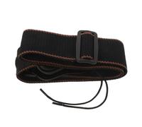 Toddmomy Sangle de Guitare Réglable Épaisse pour Électrique et Basse Courroie Multi Instrument Robuste et Lavable Accessoire Pratique pour Folk Classique et Ukulélé Noir
