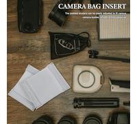 Toddmomy Séparateurs pour Paquet Photo 14,5x11,5 Cm Inserts de Protection Antichoc Photographe Mobile Compartiments Modulables Gris Lisse Pack 8 Pièces