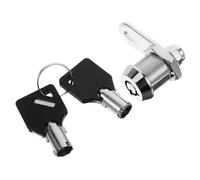 Toddmomy Serrure à Came Tubulaire Zinc Alliage avec Clé Kit de Verrouillage pour Armoire de Bureau et Porte de Camping-car Sécurité Renforcée pour Boîte Aux Lettres et Boîte à Outils