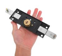 Toddmomy Serrure Rideau Métallique Adaptable pour Porte de Garage Kit Verrouillage Robuste avec Clé de Sécurité Design Élégant et Facile à Utiliser pour Protection des Portes Roulantes