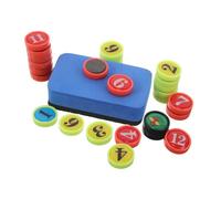 Toddmomy Set Daccessoires Magnétiques pour Tableau de Football avec Aimants de Remplacement et Effaceur Sec Pièces Dentraînement Colorées pour de Football Stable et Portable