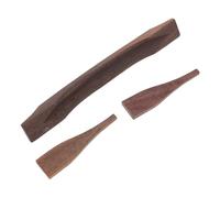 Toddmomy Set de Chevalet Bois pour Guitare Jazz Acoustique de Remplacement et Polie pour Tonalité Optimisée Accessoire Musical pour Réparation et Performance