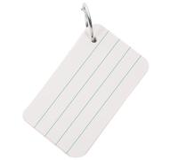 Toddmomy Set de Fiches de Notes Vierges en Papier Portable Anneaux en Fer, Design Créatif pour Réexamen et Étude Polyvalente