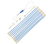 Toddmomy Set de Tiges Tire-fil de Verre Guide de Fil Pratique pour Électriciens Outil de Traction de Câble et Facile à Utiliser