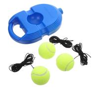 Toddmomy Set Entraînement Tennis pour Garçon Fille avec Base Antidérapante et Balles Rebondissantes Kit Complet pour Débutants avec Balles Corde Élastique pour Pratique Individuelle