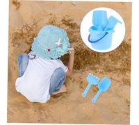 Toddmomy Set Outils de Jardinage Garçon Fille Bleu Pelle Râteau et Seau pour Plantation Transplantation Désherbage et Jeux Plein Air