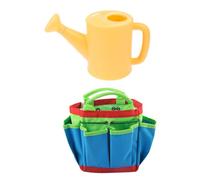 Toddmomy Set Outils de Jardinage pour Garçon Fille et avec Sac Panier à Fleurs et Arrosoir Ergonomique Adapté Aux Plantations de Fleurs et Légumes pour Garçons et Filles Débutants Jardinage