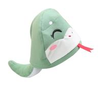 Toddmomy Snake Head Costume Hat Soft Plush Breathable Dress Up Cap for Adults and Teens Cosplay Party Theatrical Performance
