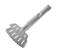 Toddmomy Spatule Cuisine Acier Inoxydable avec Pinces pour Hamburgers Steaks Pain Perdu Omelettes Crêpes Pince à Grill Et Retourner Œufs