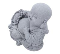 Toddmomy Statue De Bouddha pour Aquarium Décoration Grès Figurine Chinoise pour Aménagement Paysager sous-Marin
