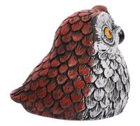 Toddmomy Statue de Hibou Cache Clés Résine pour Jardin Boîte à Clés Dissimulée Extérieure Secret Décoratif Cachette Sécurisée pour Extérieur Accessoire de Jardin Durable