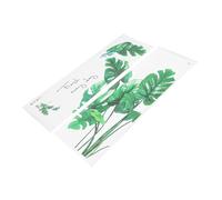 Toddmomy Sticker Mural Plante Banana Leaf PVC Décoration Scandinave Amovible pour Chambre Garçon Fille Salon Fond Mural sans Résidu
