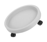Toddmomy Support à Plantes Roulant Rond en PP pour Jardin Extérieur avec Soucoupe de Pot de Fleurs D'intérieur, Chariot Porte-Fleurs Mobile Facile à Nettoyer et Protège la Pourriture