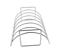 Toddmomy Support à Ribs Acier Inoxydable Accessoire de Barbecue pour Cuisson de Viandes et Poulet Rack à Steaks Durable et Facile à Nettoyer
