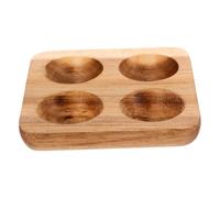 Toddmomy Support à Œufs Plateau Carré Résistant Élégant et Unique en Bois Marron pour Organiser Plusieurs Œufs pour Réfrigérateur ou Salle à Manger