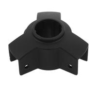 Toddmomy Support de Base pour Haut-Parleur Triangulaire Trou 28 MM | Adaptateur de Montage sur Pied D’enceinte, Plastique Noir Léger, pour Home Theater et Live Sound