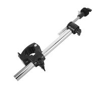 Toddmomy Support de Cymbale Électronique Bras Droit Stable avec Pince de Fixation Rapide en Métal Argenté pour Batterie pour Studios à Domicile et Répétitions