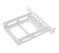 Toddmomy Support de Disque Dur Métallique 2,5 Pouces Pci, Fixation Arrière pour Disque Dur et Ssd, Plateau Robuste en Métal Blanc, Compatible Boîtiers Pc, Optimisé Dissipation Thermique