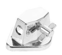 Toddmomy Support de Montage pour Batterie avec Pieds de Tom en Alliage Métallique Argenté, Réglable et Compatible pour Batteurs Débutants et Professionnels