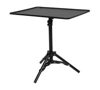 Toddmomy Support de Projecteur Portable en Alliage Noir avec Construction Robuste et Réglage Flexible, Pied Ajustable de 32 à 60 Cm, pour Espaces Restreints et Tables de Chevet