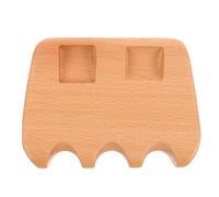 Toddmomy Support de Queue de Billard : Support de Queue à 3 Trous - de de Billard lesté Portable avec Porte-Craie pour Table ou Chaise de