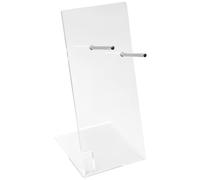 Toddmomy Support de Rangement pour Sèche-Cheveux Électrique en Acrylique Transparent 12X12X27 CM Étagère Compacte pour Salle de Bain et Salon de Coiffure Organiseur Stable et Gain de