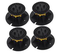 Toddmomy Support De Sol Extérieur Niveleur De Terrasse Réglable Socle Réglable En Hauteur Supports De Nivellement De Terrasse