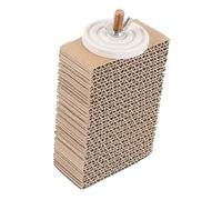 Toddmomy Support en Carton Perroquet Clapier pour Cochon d'Inde Trousse Brochette Porte Papier d'emballage De Qualité Alimentaire Caoutchoucs Perroquet De La Jungle Spatule Papier Ondulé