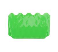 Toddmomy Support Mangeoire Extérieur pour Petits Animaux Installation Rapide, Râtelier en Plastique Vert à Motifs pour Lapins et Cochons d'Inde, Mangeoire Anti-Renversement pour Enclos