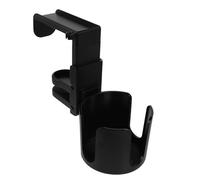 Toddmomy Support Multifonction pour Casque Audio avec Porte-gobelet 85 Mm, Support de Table Rotatif en Métal Robuste, Pince de Fixation pour Bureau à Domicile et Espace de Travail Organisé