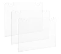 Toddmomy Support Mural en Acrylique Transparent Gestion D'espace et Stabilité 3 Pièces pour Panneau pour École et Événements