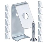 Toddmomy Support Mural en Fer Bleu pour Pot de Fleurs en Terre Cuite Clips Métalliques, Crochet Stable pour Jardinières Intérieur et Extérieur, Décoration Balcon