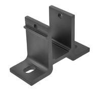 Toddmomy Support Mural Fixation Store Rétractable Aluminium 40Cm Noir pour Pergola Jardin Installation Extérieure Montage Rapide sans Outils