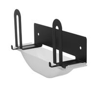 Toddmomy Support Mural Noir en Acier au Carbone pour Pèse-Personne Électronique, Installation sans Perçage, Gain de Place pour Petites Salles de Bain