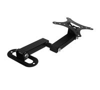 Toddmomy Support Mural pour Téléviseur et Moniteur Ordinateur Cadre Fixe Inclinable et Pivotant pour Écran Plat