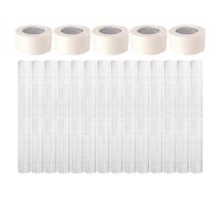 Toddmomy Support pour Oreilles De Chien Et Chiot en Mousse Douce avec Ruban Adhésif 2,5 Cm, Kit De 30 Bâtonnets Et 5 Rouleaux pour Maintien Et Redressement des Oreilles, Adapté Animaux De Compagnie