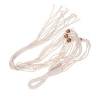 Toddmomy Support Suspendu pour Plantes en Macramé Tressé, Panier Suspendu Décoratif pour Plantes D’intérieur Et Balcon, Corde en Coton Naturel, Style Nordique, Multifonction Et Solide