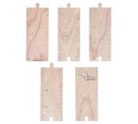 Toddmomy Tableau de Croissance en Bois Naturel pour Chambre D'garçon et Filles, Installation sans Perçage, Décoration Diy, pour Suivre la Taille des Garçon et Filles